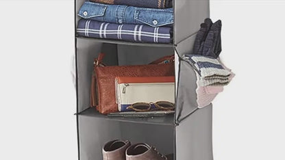 6 Shelves Foldable Hanging Wardrobe Organizers